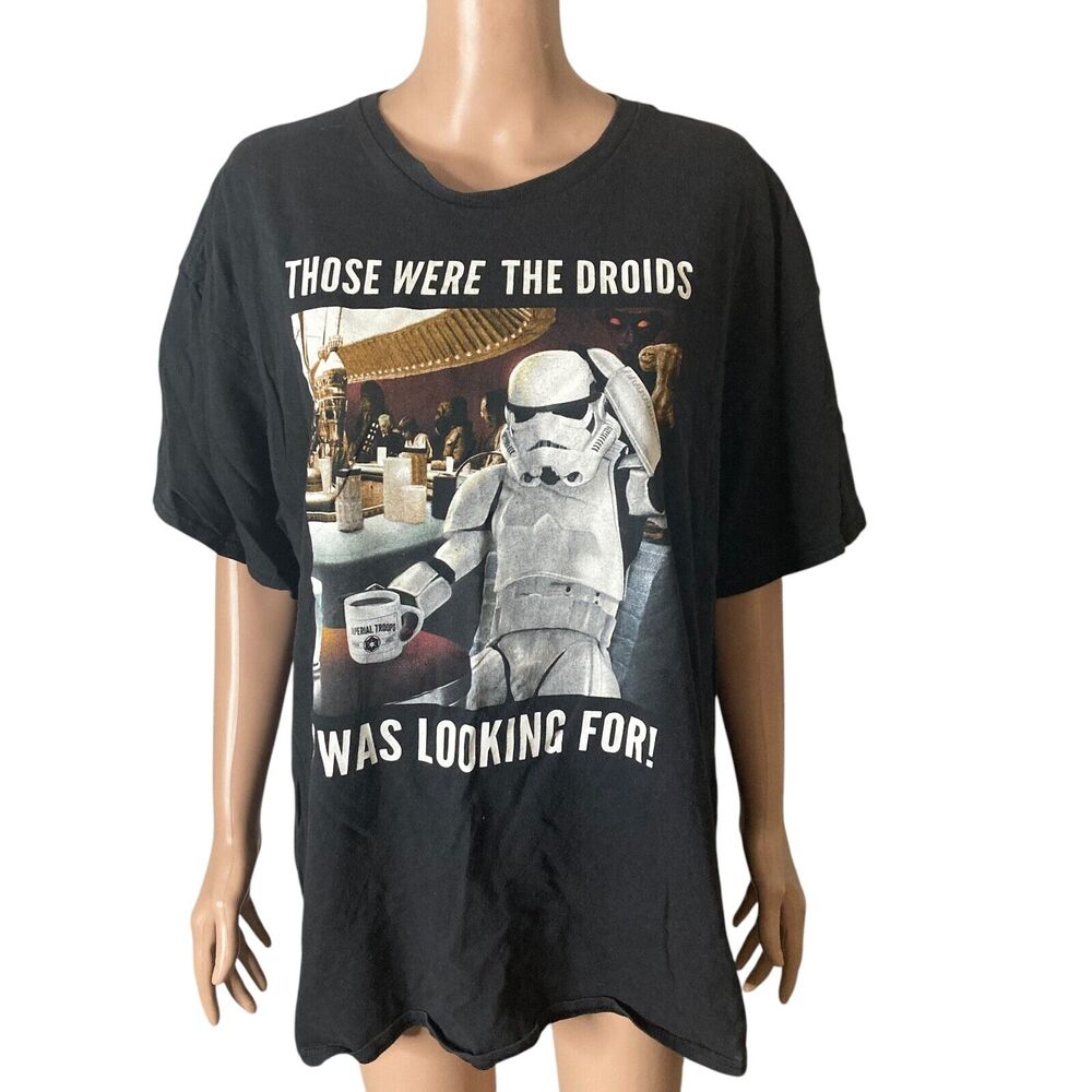 Star Wars T-shirt Mens 2XL those were the droids was looking for! mos eisley